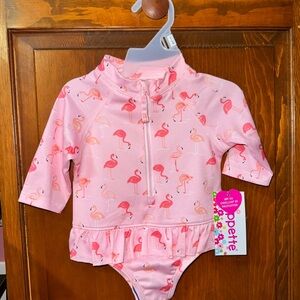 Pink Flamingo Kids Swimwear